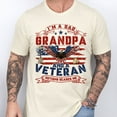 thumbnail image 5 of FLAGWIX 4th of July Gifts, Eagle With American Flag Tee, Veteran Dad T-Shirt VTM89HVN Veteran Grandpa T-shirt, 5 of 6