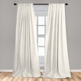 thumbnail image 4 of Ambesonne Fashion Curtains, Plain Back Scattered Dots, Pair of 28"x95", Earth Yellow Pale Lilac, 4 of 4