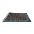 thumbnail image 2 of Ahgly Company Machine Washable Indoor Rectangle Persian Light Blue Traditional Area Rugs, 3' x 5', 2 of 4