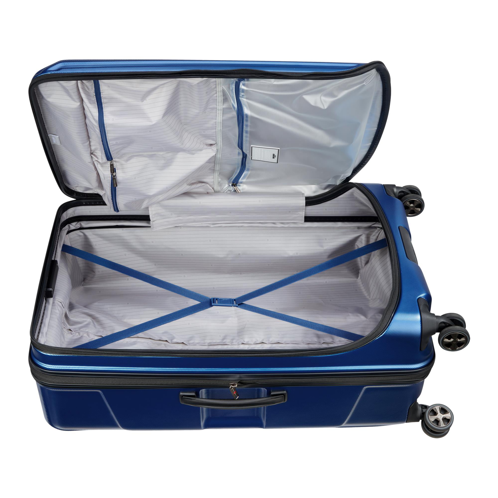 Spinner Wheels Blue DELSEY Paris Cruise Lite Hardside 2.0 Expandable Luggage 