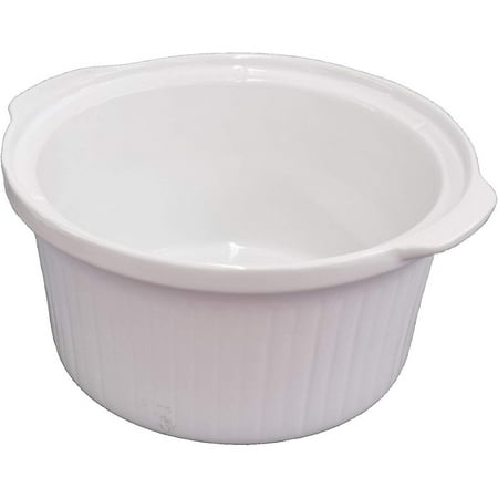 

6 Qt White Round Stoneware fits Crock-Pot 3060-W-NP Slow Cooker 130001-000-000