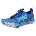 thumbnail image 1 of Chaussures de Plage pour Enfants à Semelles Souples Confortables pour Patauger, Usage Extérieur Double, Chaussures de Natation de Mise en Forme, Espadrilles pour Filles, Bleu 30/6 Y-7 Y, 1 of 7