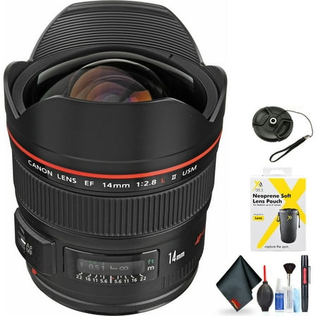 Canon EF 14mm f/2.8L II USM Lens for Canon EF Mount   Accessories (International Model with 2 Year Warranty)(International Model)