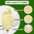 thumbnail image 4 of 120x100 Inch Huge Plant Covers Freeze Protection Frost Cloth for Outdoor Plants,2.82oz/yd² Thickened Winter Tree Covers with Zipper Drawstring,2 Pack Frost Blanket from Wind,Pest and Animal, 4 of 7