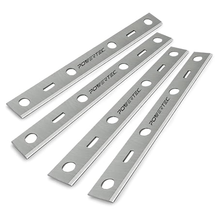 POWERTEC 4PK 6 Inch Jointer Blades for WEN JT3062, Craftsman 21788, Porter Cable PC160JT, Grizzly G0612, Delta 37-070 JT160 Jointer, Replacement for Delta 37-072, 37-372 Jointer Knives, 14801DD