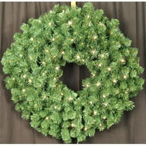 3 ft. Pre-Lit LED Sequoia Christmas Wreath, Warm White