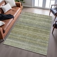 thumbnail image 6 of Addison Rugs Mayfield Premium Machine Washable Transitional Stripes Aloe Rectangle Rug, 5' x 7'6", 6 of 6