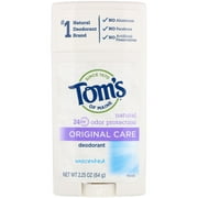 (2 Pack) Tom'S Of Maine Deodorant Stick Unscented 2.25 Ounce