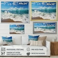 thumbnail image 4 of Designart "Aqua Force Of The Sea Surge" Coastal Floater Framed Canvas Prints, 4 of 5