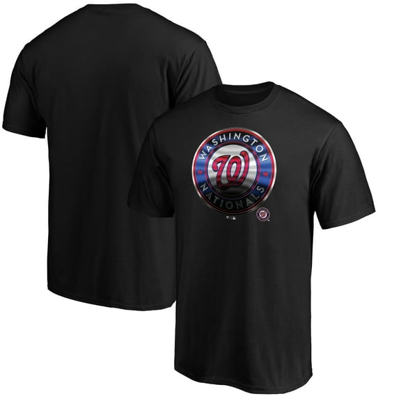 Men's Black Washington Nationals Midnight Mascot T-Shirt