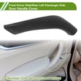 thumbnail image 2 of Front Driver Side Rear Left Passenger Side Door Panel Handle Pull Trim Cover for BMW X1 F48 F49 2015-2020 No.51417417513 Matte Black ABS 1 Pc, 2 of 6