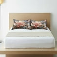 thumbnail image 6 of Coolnut Beautiful Flowers Satin Pillowcase for Hair and Skin Silk Pillowcase, Standard Size(20x26 inches) - Slip Cooling Satin Pillow Covers with Envelope Closure（702） Home Decor Gifts, 6 of 7