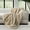 Sandstone Jacquard, variant on Mon Chateau Grey Marble Print Bubble Faux Fur Throw, Plush Luxury Blanket for Couch, Sofa, or Bed, Soft Reversible Throw Blanket for Sleeping, Home & Room Décor, 60" x 70"