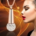 thumbnail image 5 of Crystal Microphone Cremation Jewelry for Ashes - Memorial Urn Necklace Ashes Holder Stainless Steel Keepsake Pendant Jewelry for Music Lover, 5 of 9