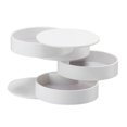 thumbnail image 1 of Lishi 360° Rotating White Jewelry Box - 10x10x10cm, 1 of 5