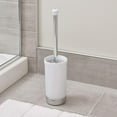 thumbnail image 6 of iDesign York Toilet Brush Holder, White and Chrome, 6 of 10
