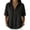 9# Black, variant on Linen Tops for Women - 2026 Summer Gauze Shirts Button Down V Neck Half Sleeve Blouses Dressy Casual Clothes Pink L
