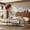 Brown, variant on HICOMILA Queen Size Solid Bamboo Floating Platform Bed with Headboard, Built-in USB Charging Ports & Support Slats, No Box Spring Needed, High Weight Capacity for Bedroom, Guest Room (Natural)