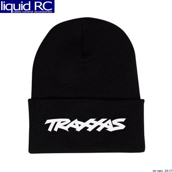 Traxxas 1189-BLK-AD Logo Fold Beanie Black Winter Hat