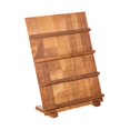 thumbnail image 2 of Expositor de pendientes con forma de tarjeta, muestra de puntas de uñas, estante rústico de madera para joyas 30cmx14cmx39cm, 2 of 9