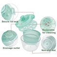 thumbnail image 3 of Salad Spinner Large, Lettuce Dryer Spinner Quick Dry Design, 5.3 Quarts Fruit Washer With Bowl, Non-slip Pad, 3 of 5