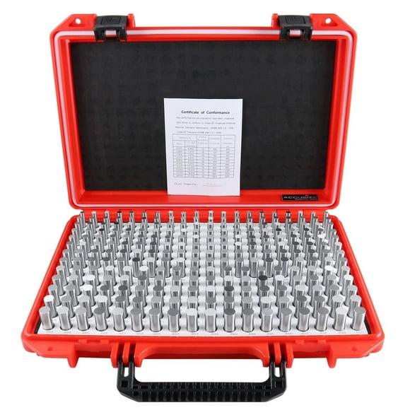 Juego de Clavijas de Enchufe de Acero Accusize Industrial Tools de 0.251-0.500 Pulgadas 250 Piezas C