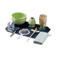 thumbnail image 4 of 10pcs matcha set de té té almohadilla de té regalo de tazón para japonés familiar, utensilios de cocina para preparación de matcha matcha latte Verde claro, 4 of 8