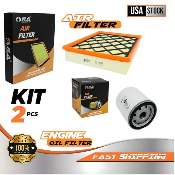 Engine Oil & Air Filter Set for Ford Edge 2015 - 2024 L4-2.0L SE SEL ST Titanium/Fusion 2013 - 2020 1.5L 1.6L 2.0L 2.5L/Lincoln MKZ 2013 - 2020 L4-2.0L Sedan Reserve/Nautilis 2019 - 2023 L4-2.0L