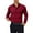 Wine, variant on longantii Mens Dress Shirts Classic Solid Wrinkle-Free Muscle Long Sleeve Button Down Blouse Formal Office Top Fitted Comfortable Design Perfect for Work Business Meetings & Casual Outings Pink XL