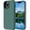 Pine Green, variant on MCUCA iPhone 12 Case / iPhone 12 Pro Case, Silicone Full Body Protection Ultra Slim Soft Touch Microfiber Lining Shockproof Phone Case, 6.1 inch (Pine Green)