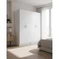 thumbnail image 3 of Klair Living Modex Armoire de Rangement Utilitaire Polyvalente (Ensemble de 2 Pcs) en Blanc, 3 of 8
