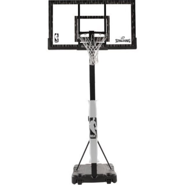 spalding nba 60" acrylic portable hoop backboard universal and nba