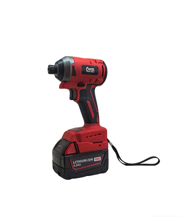 Chase Power Tools Cordless Brushless Variable Speed 18v Impact Screwdriver