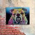 thumbnail image 3 of Trademark Fine Art "The Bulldog" Brushed Aluminum Wall Art Art by Dean Russo 16x22, 3 of 4