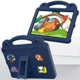 thumbnail image 6 of Kids Case for Walmart Onn 7 (7-Inch) 4th Gen 2024 Tablet Case with Handle & Stand, EVA Foam DIY Cartoon Cute Pattern with Pencil Holder Shockproof Protective Cover, Navyblue, 6 of 8