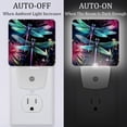 thumbnail image 2 of Dragonfly LED Square Night Light - Small and Bright Square-shaped LED Night Light for Bedroom, Bathroom, and Hallway - Compact Plug-in Nightlight with Auto on/Off Sensor, 2 of 6