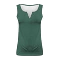 thumbnail image 4 of Giftesty Womens Tanks Summer Sleeveless Blouse Clearance Women's Fashion Casual Solid Color V-Neck Tank Top, 4 of 5