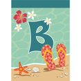 thumbnail image 1 of Magnolia Garden Flags M030020 Flip Flop Monogram B Polyester Garden Flag, 1 of 1