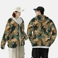 thumbnail image 5 of Picia Camouflage Rabbit Women's Men's UPF 50+ Sun Protection Hoodie Shirt Long Sleeve SPF Fishing Outdoor UV Hiking Lightweight Shirts-Large, 5 of 9