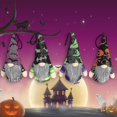 thumbnail image 3 of Colgante de Navidad, gnomos, 4 unidades/juego, decoración de sombrero de murciélago y Calavera para Acción de Gracias, otoño, casa de campo, regalo de decoración de puerta delantera, 3 of 5