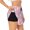 Black, variant on Pink Cartoon Bear for Women's Double Layer Athletic Shorts High-Performance Gym Shorts with Inner Pocket, Elastic Waistband-XX-Large