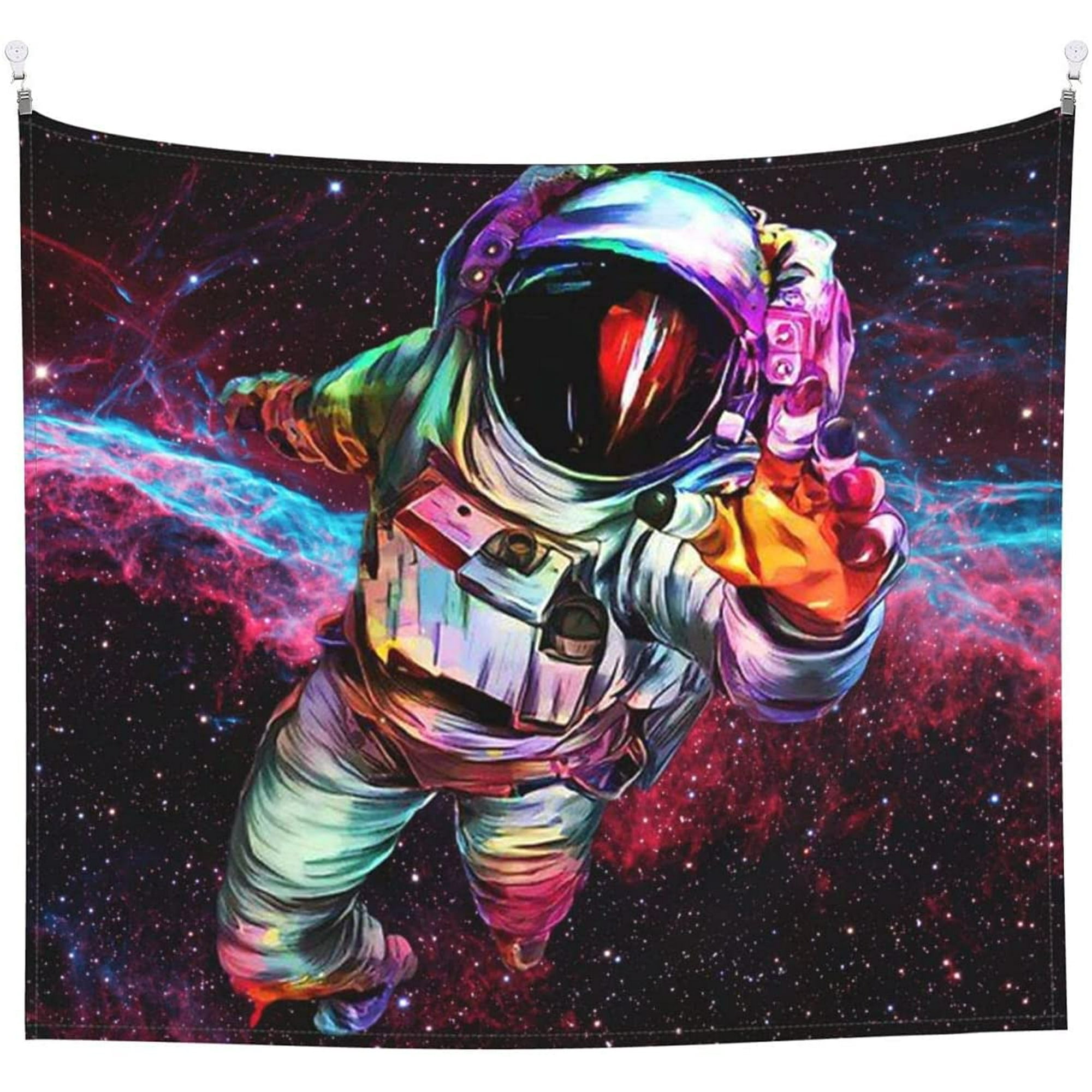 Tapestry For Bedroom Aesthetic Spaceman Galaxy Space Wall Tapestry Astronaut Wall Art For Living Room Bedroom 60 x 51 inch Walmart