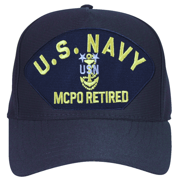 U.S. Navy MCPO Retired with Anchor Ball Cap