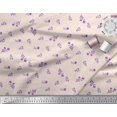 thumbnail image 3 of Soimoi polyester Crepe Fabric Leaves & Floral Artistic Print Sewing Fabric Yard 42 Inch Wide, 3 of 5