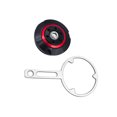 thumbnail image 2 of Thinsony 2pcs Metal R1200RT R1200GS ADV Adventure 05-13 Engine Cap Plug Cover Durable Construction Red, 2 of 6