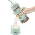 thumbnail image 3 of Caja contenedora de alimentación para bebés, dispensador de fórmula para bebés, dispensador de 4 fórmulas para bebés, dispensador portátil de leche en polvo, rendimiento de alta gama, 3 of 8