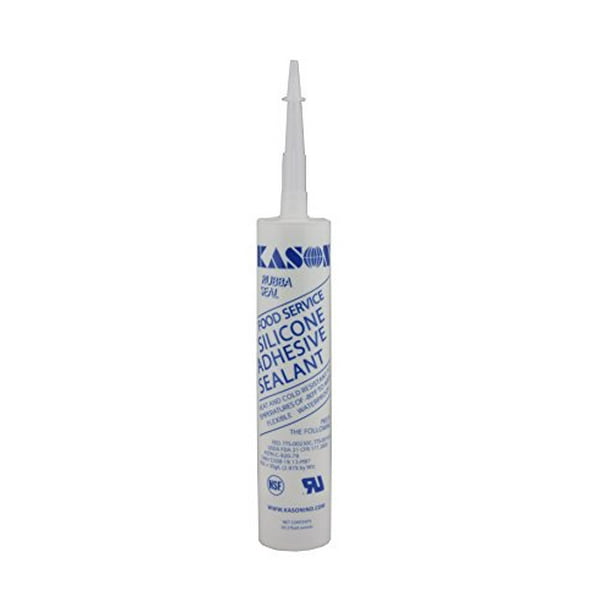 Kason 3700 Series Rubbaseal Silicone Sealant, Aluminum 10.3 oz. Tube