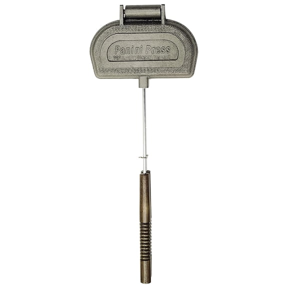 Panini Press Cast Iron Sandwich Cooker Designed For Use On BBQ Grills, #1305