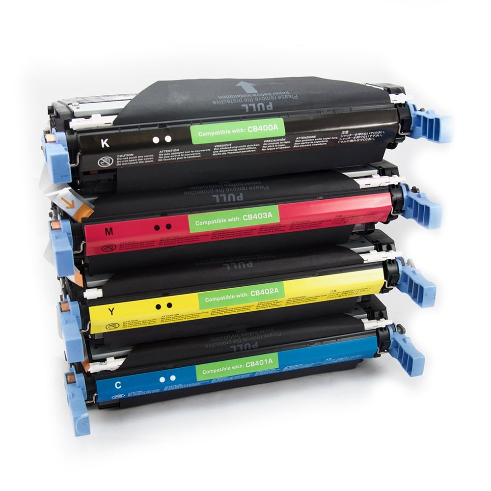 4PK CB400A CB401A CB402A CB403A Toner Set For HP Color LaserJet CP4005 CP4005n