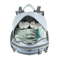 thumbnail image 4 of Eastsport Multi-Function Bond St. Large Backpack Diaper Bag with Bonus Changing Pad, Light Blue, 4 of 13